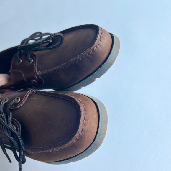 Men’s Sperry Brown Genuine Leather Topsider Loafers size 11 - Picture 12 of 15